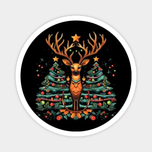 Deer Christmas Magnet